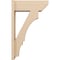 Ekena Millwork 7 1/2-in W x 20-in D x 32-in H Balboa Slat Rough Cedar Woodgrain TimberThane Outlooker, Primed Tan OUTUR075X20X32BOA24RCPR - alternate 3